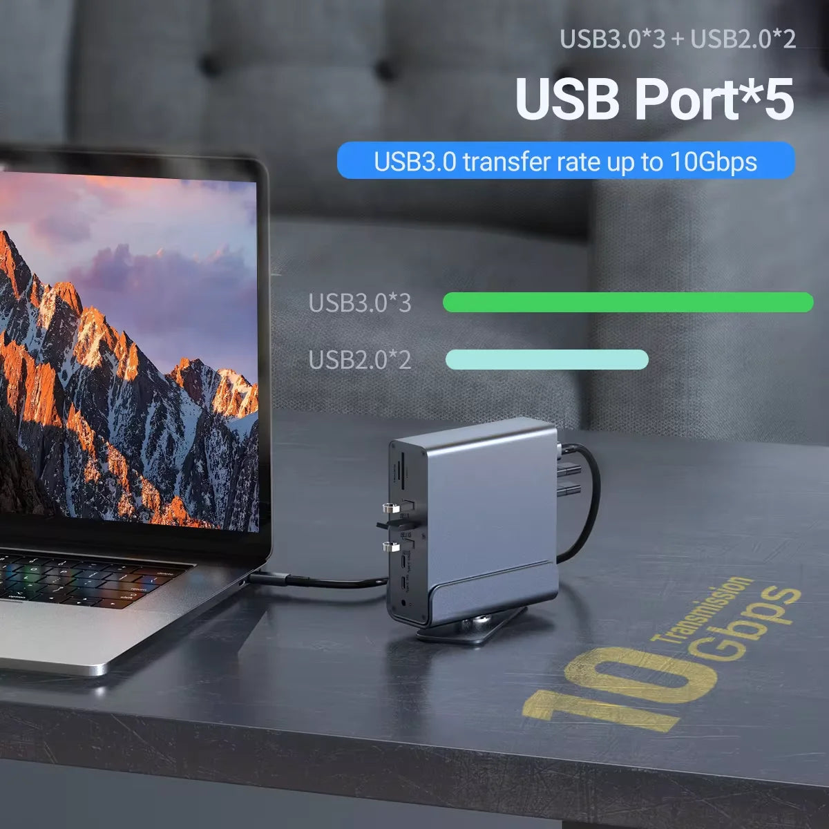 15 in 1 USB-C Docking Station